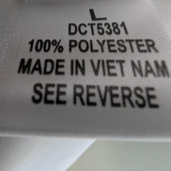 White poet ruffle blouse large - Picture 8 of 8